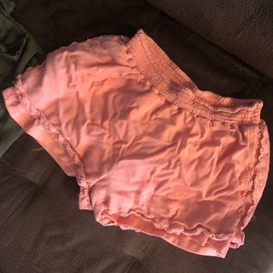 Peach colored shorts from Francesca’s